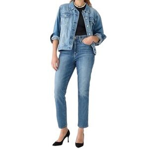 J.Crew 10” Vintage Straight Raw Hem Jeans Size 30